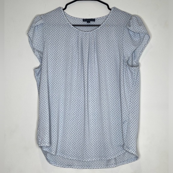 ADRIANNA PAPELL gray blouse top shirt size XL - Picture 2 of 7